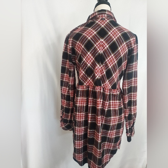 Volcom Weekend Plaid Dress/Tunic. Size L - Picture 2 of 7